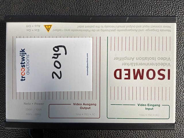 2012 pauker - fritz pauker ingenieure isomed version ii videoscheidingsversterker - afbeelding 4 van  5