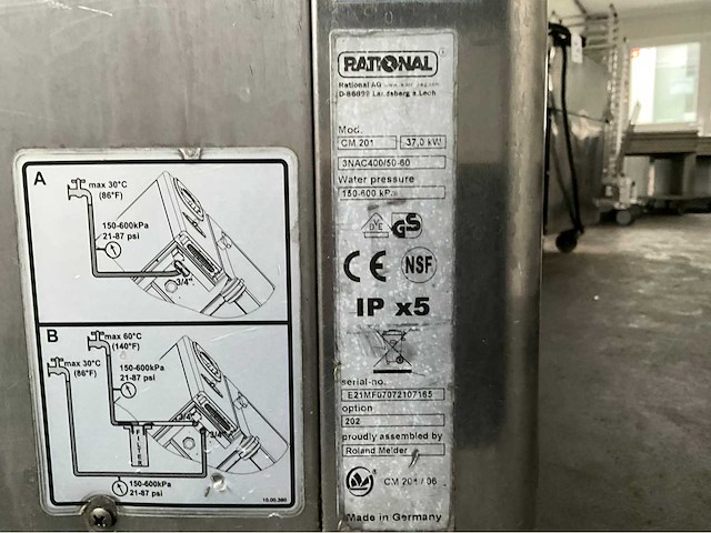 2012 rational combimaster cm 201 combisteamer - afbeelding 13 van  18