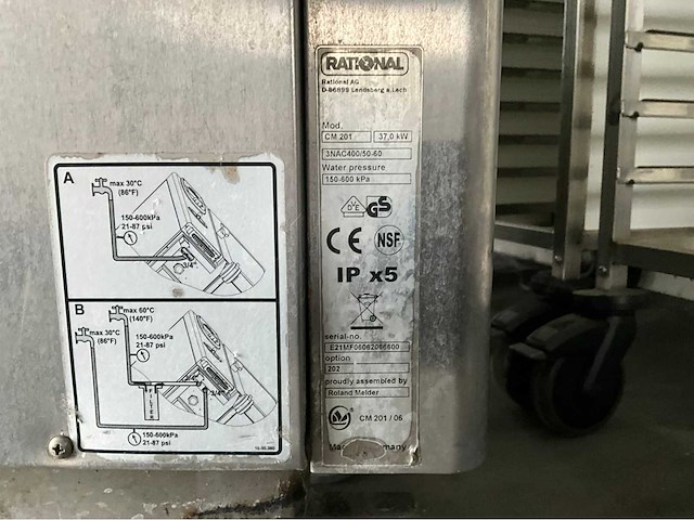 2012 rational combimaster cm 201 combisteamer - afbeelding 13 van  18