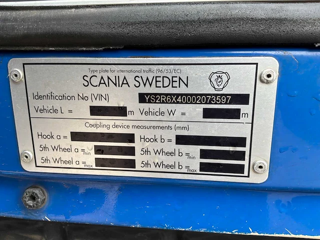 2012 scania r730lb6x4hsa bedrijfswagen - afbeelding 26 van  33