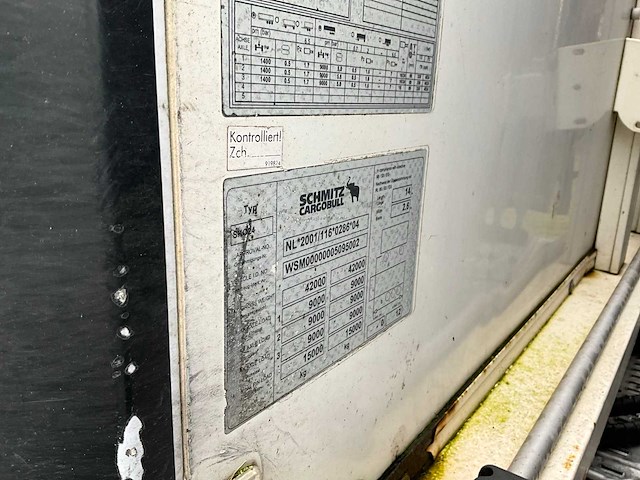 2012 schmitz cargobull sko24 trailer - afbeelding 18 van  30
