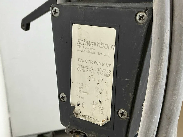 2012 schwamborn str 580e/vf onkruid-/betontegelfrees - afbeelding 5 van  6