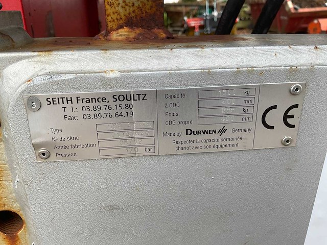 2012 seith france ukk 25-pé hydraulische witgoedklem - afbeelding 8 van  8