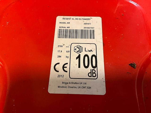 2012 simplicity regent xl rd elt2440rd zitmaaier - afbeelding 13 van  21