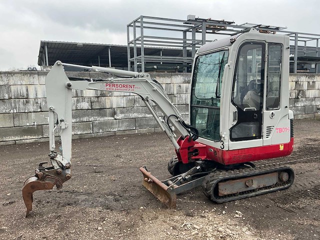2012 takeuchi tb016 minigraafmachine - afbeelding 1 van  32