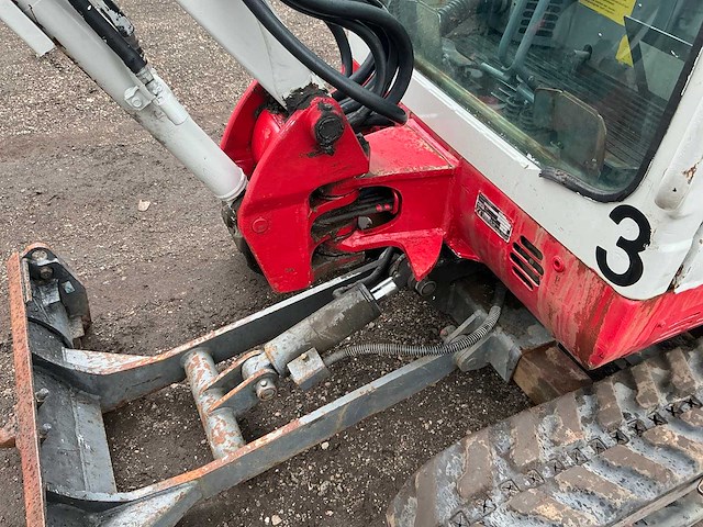 2012 takeuchi tb016 minigraafmachine - afbeelding 9 van  32