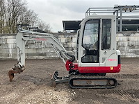 2012 takeuchi tb016 minigraafmachine - afbeelding 8 van  32