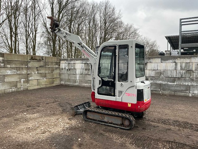2012 takeuchi tb016 minigraafmachine - afbeelding 25 van  32