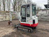 2012 takeuchi tb016 minigraafmachine - afbeelding 17 van  32