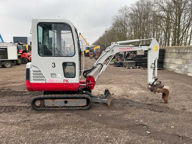 2012 takeuchi tb016 minigraafmachine - afbeelding 29 van  32