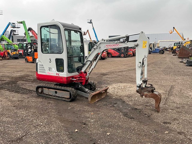 2012 takeuchi tb016 minigraafmachine - afbeelding 30 van  32