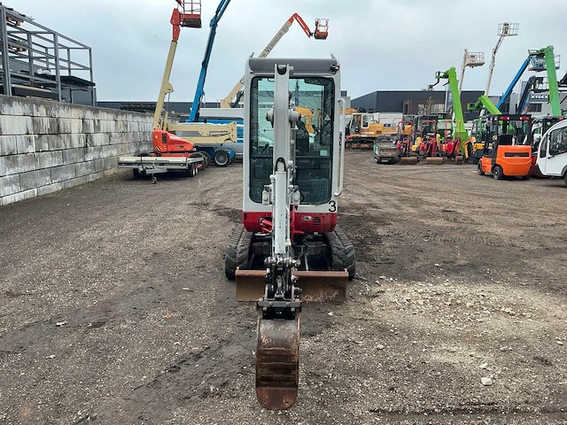 2012 takeuchi tb016 minigraafmachine - afbeelding 31 van  32