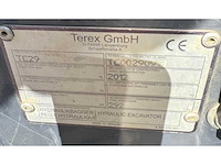 2012 terex tc29 minigraafmachine - afbeelding 3 van  11
