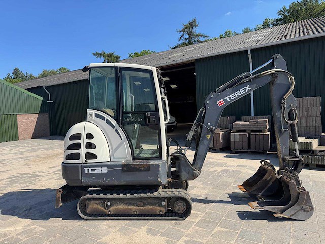 2012 terex tc29 minigraafmachine - afbeelding 5 van  11