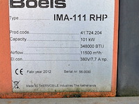 2012 thermobile ima-111 rhp industriële heater / event heater / hetelucht turbine - afbeelding 9 van  9