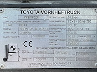 2012 toyota 7fbmf25 vorkheftruck - afbeelding 25 van  31