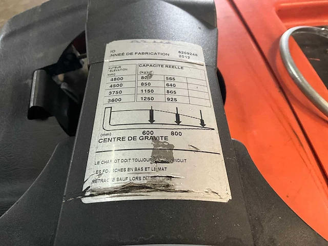 2012 toyota 7sll12.5 stapelaar - afbeelding 3 van  12