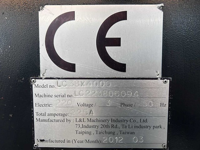 2012 tuscan lc38 4000 cnc draaibank - afbeelding 33 van  39