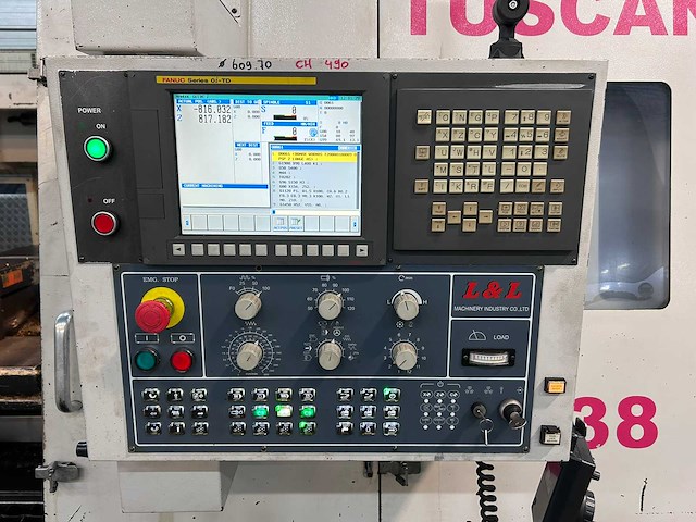 2012 tuscan lc38 4000 cnc draaibank - afbeelding 36 van  39