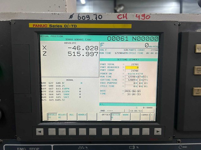 2012 tuscan lc38 4000 cnc draaibank - afbeelding 32 van  34