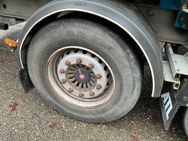 2012 vanhool 3b0079 container chassis met container - afbeelding 5 van  29