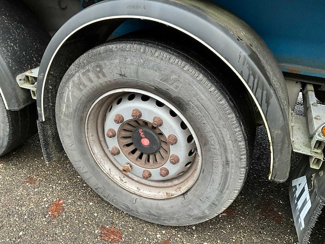 2012 vanhool 3b0079 container chassis met container - afbeelding 6 van  29