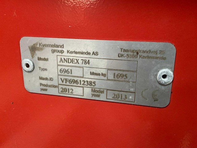 2012 vicon andex 784 cirkelhark - afbeelding 6 van  14