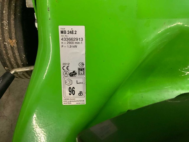 2012 viking mb 248.2 grasmaaier - afbeelding 7 van  7