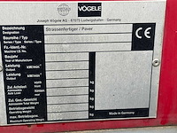 2012 vogele super 800 asfalteermachine - afbeelding 5 van  14