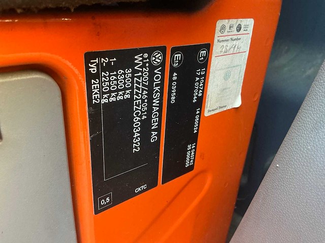 2012 volkswagen crafter bedrijfswagen 1-vtp-00 - afbeelding 39 van  45