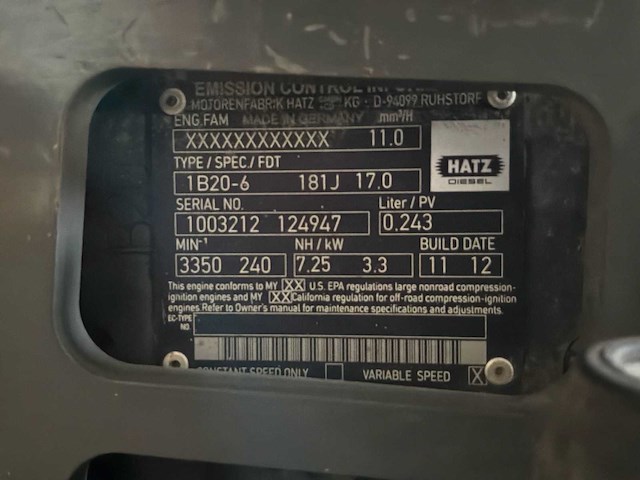 2012 wacker dps1850 trilplaat - afbeelding 7 van  7