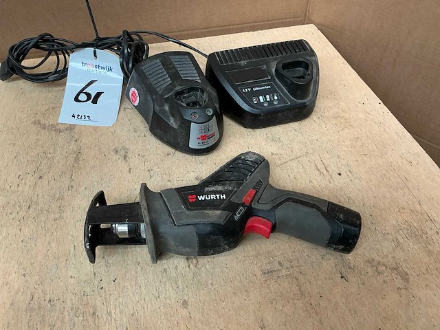 2012 wurth sbs 10-a reciprozaag - afbeelding 2 van  8