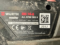 2012 wurth sbs 10-a reciprozaag - afbeelding 8 van  8