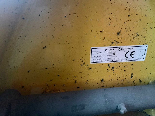 2012 yale hand hydraulische palletwagen - afbeelding 9 van  9