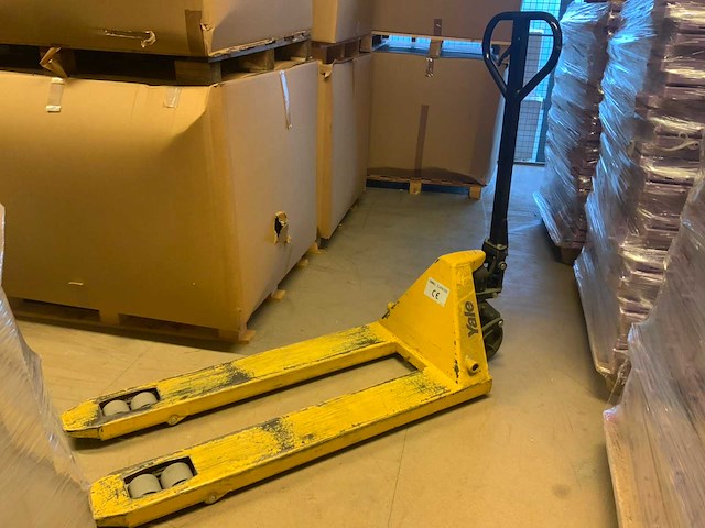 2012 yale hand hydraulische palletwagen - afbeelding 3 van  10