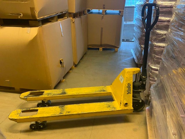 2012 yale hand hydraulische palletwagen - afbeelding 7 van  10