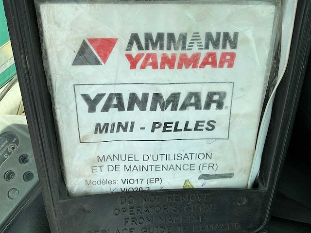 2012 yanmar vio 20-4 minigraafmachine - afbeelding 4 van  33