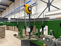 2012 youngsunpack mh-fj-1d elektrisch aangedreven transportsysteem met dozensluitmachine - afbeelding 3 van  3
