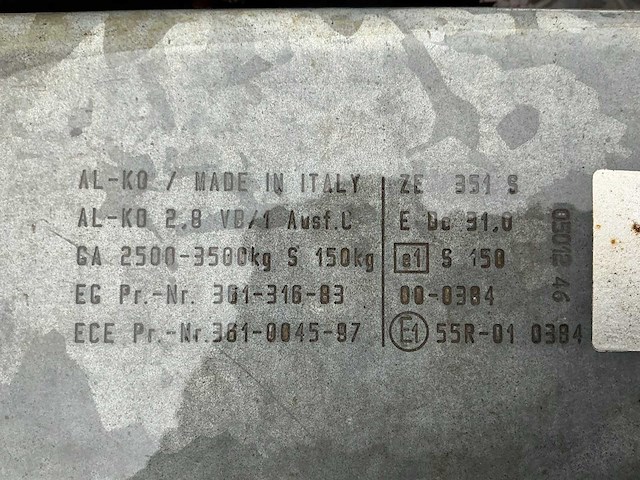 2013 - hulco - medax-3 - aanhangwagen - afbeelding 9 van  9