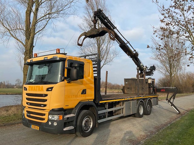 2013 - scania - g450 - kraan vrachtwagen - afbeelding 8 van  34