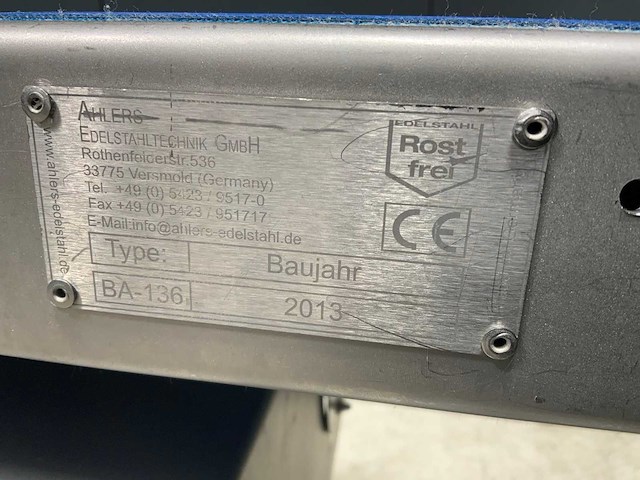 2013 ahlers transportband 2m - afbeelding 4 van  4