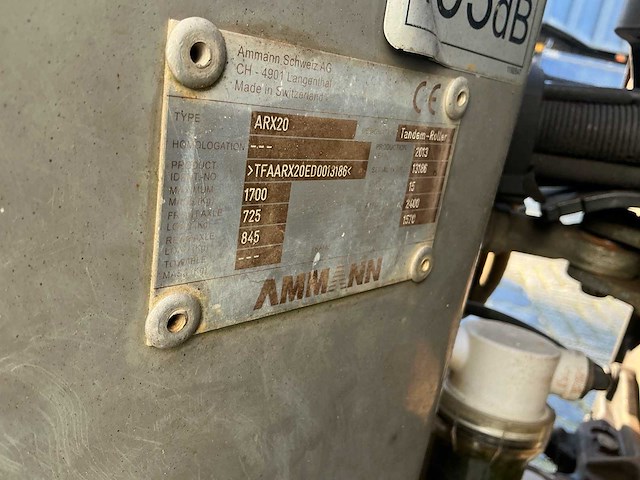 2013 ammann arx20 tandem-roller - afbeelding 24 van  31