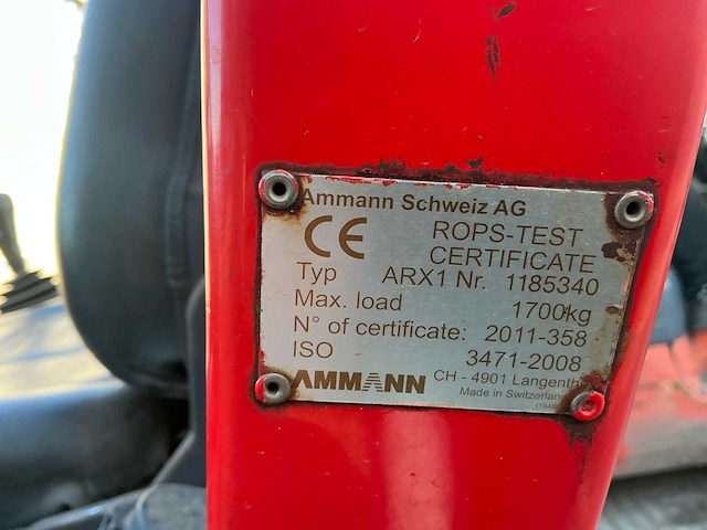 2013 ammann arx20 tandem-roller - afbeelding 22 van  27