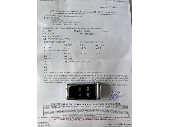 2013 aston martin vanquish (model 2014) personenauto - afbeelding 16 van  18