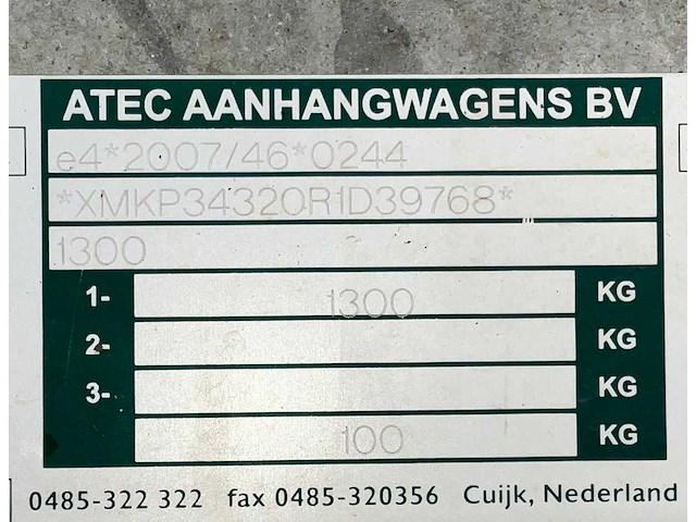 2013 atec / brouwer sm-400-svp schaft aanhangwagen - afbeelding 7 van  15