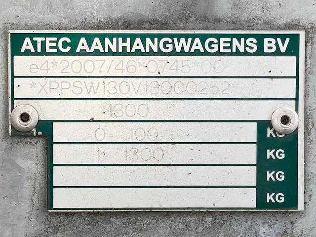 2013 atec / brouwer sm-400-svp schaft aanhangwagen - afbeelding 6 van  14