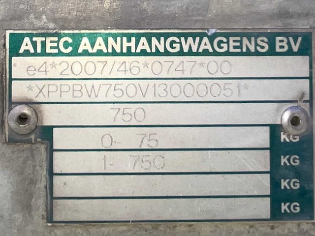 2013 atec eo1300 aanhangwagen - afbeelding 6 van  14