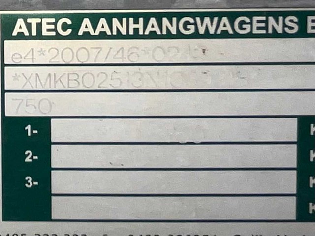 2013 atec eo1300 aanhangwagen - afbeelding 6 van  14