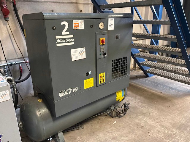 2013 atlas copco gx7ff ep schroefcompressor - afbeelding 1 van  4