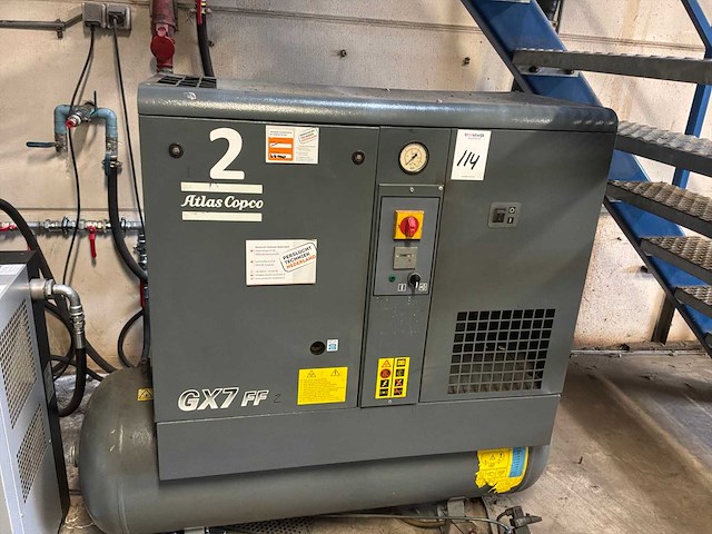 2013 atlas copco gx7ff ep schroefcompressor - afbeelding 2 van  4
